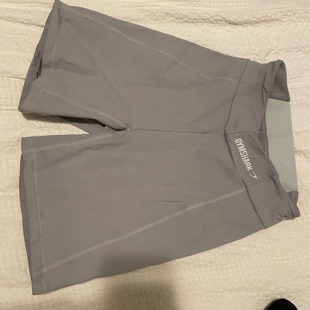 Gymshark biker shorts - blue gray